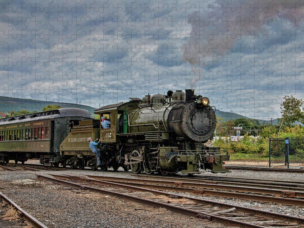 Steamtown Jigsaw Puzzle featuring the photograph Workhorse at Steamtown by Kristia Adams