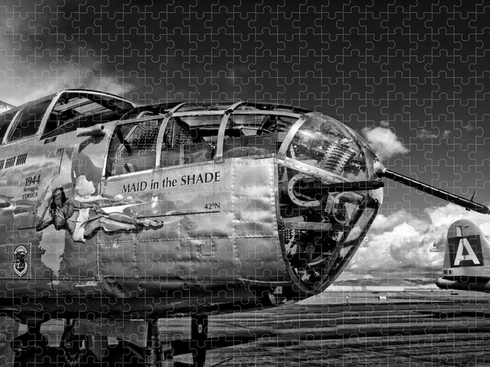 Photograph Jigsaw Puzzle featuring the photograph World War II Bomber by Richard Gehlbach