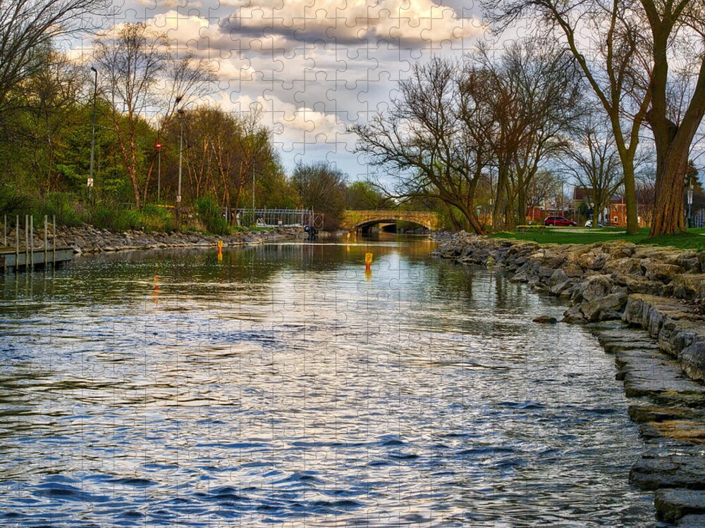 Yahara River Jigsaw Puzzle featuring the photograph Yahara River, Madison, WI by Steven Ralser