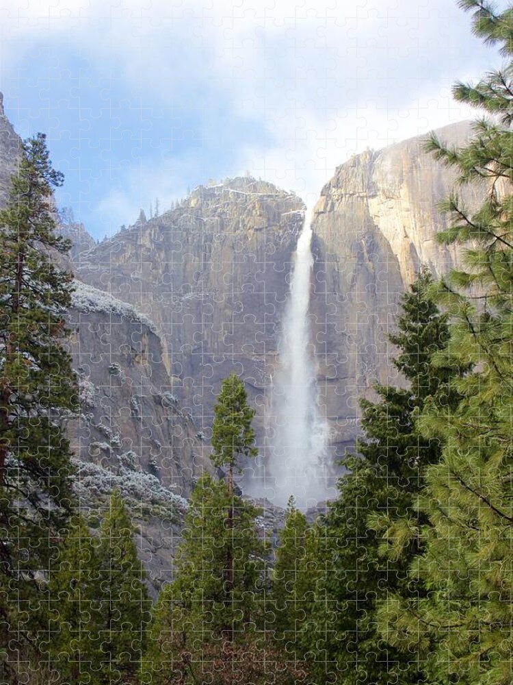 Fall Jigsaw Puzzle featuring the photograph Yosemite Falls by Dan Twomey