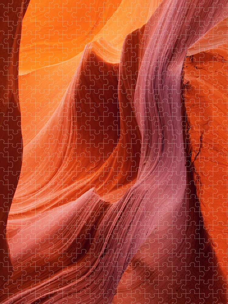 Tranquility Jigsaw Puzzle featuring the photograph Antelope Canyon, Page, Arizona by Paul Souders