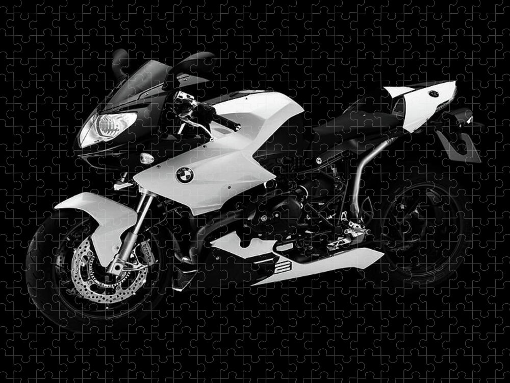 Bmw Jigsaw Puzzle featuring the mixed media Bmw R1200s by Smart Aviation