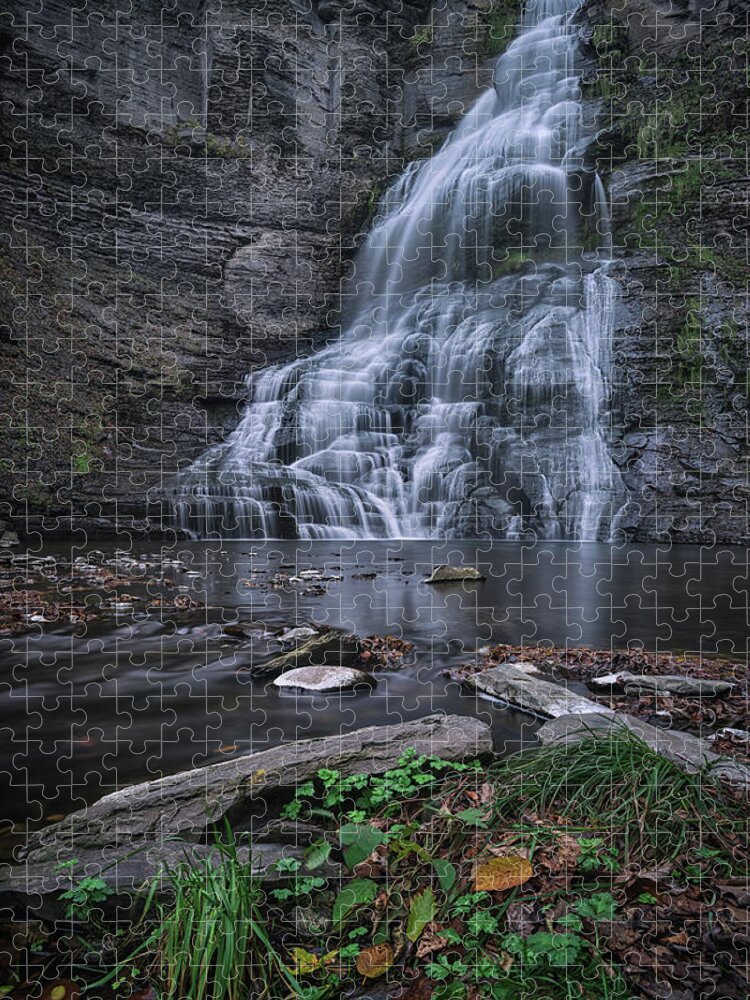 New York Jigsaw Puzzle featuring the photograph End Of The Trail #1 by Robert Fawcett