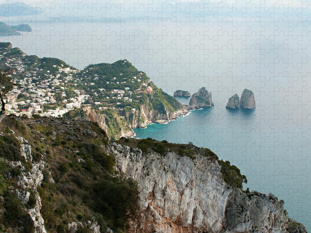 Tranquility Jigsaw Puzzle featuring the photograph Faraglioni #1 by Driendl Group