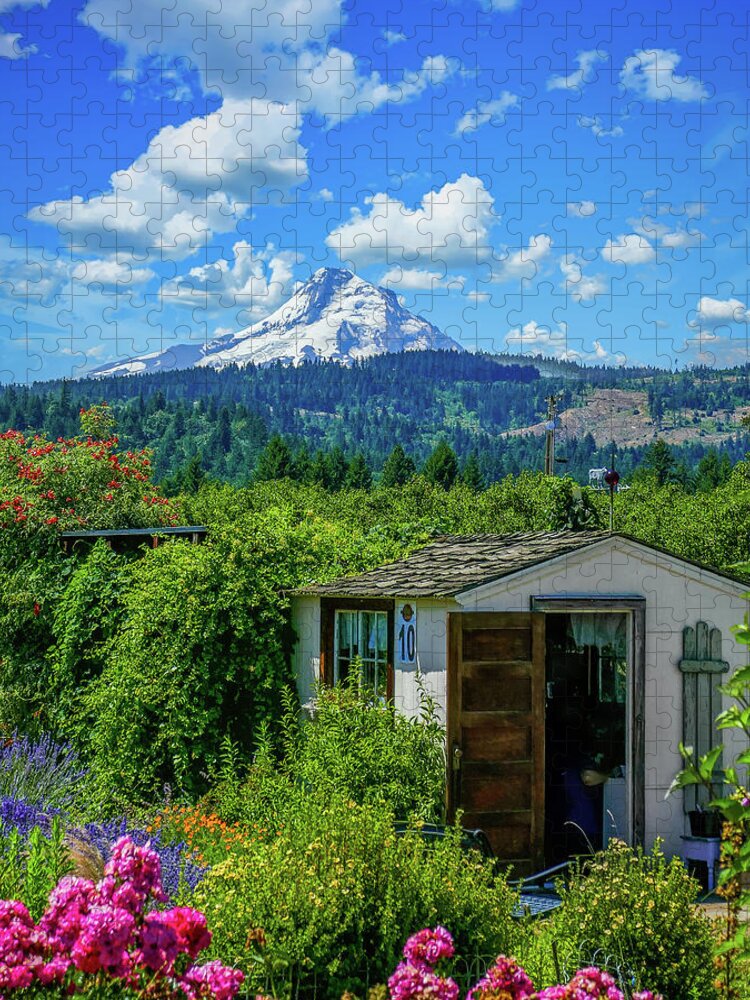 Lavender Valley Farm Jigsaw Puzzle featuring the photograph Lavender Valley Farm by Robert Bellomy