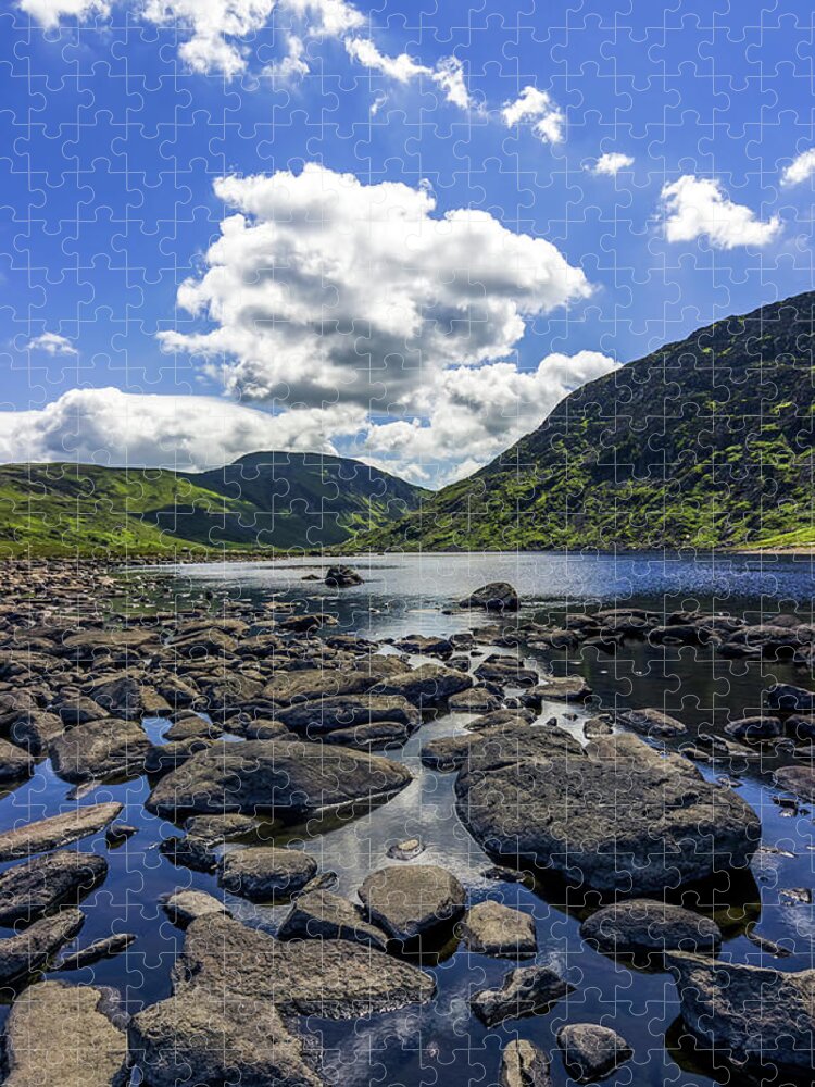 Wales Jigsaw Puzzle featuring the photograph Llyn Eigiau #1 by Ian Mitchell
