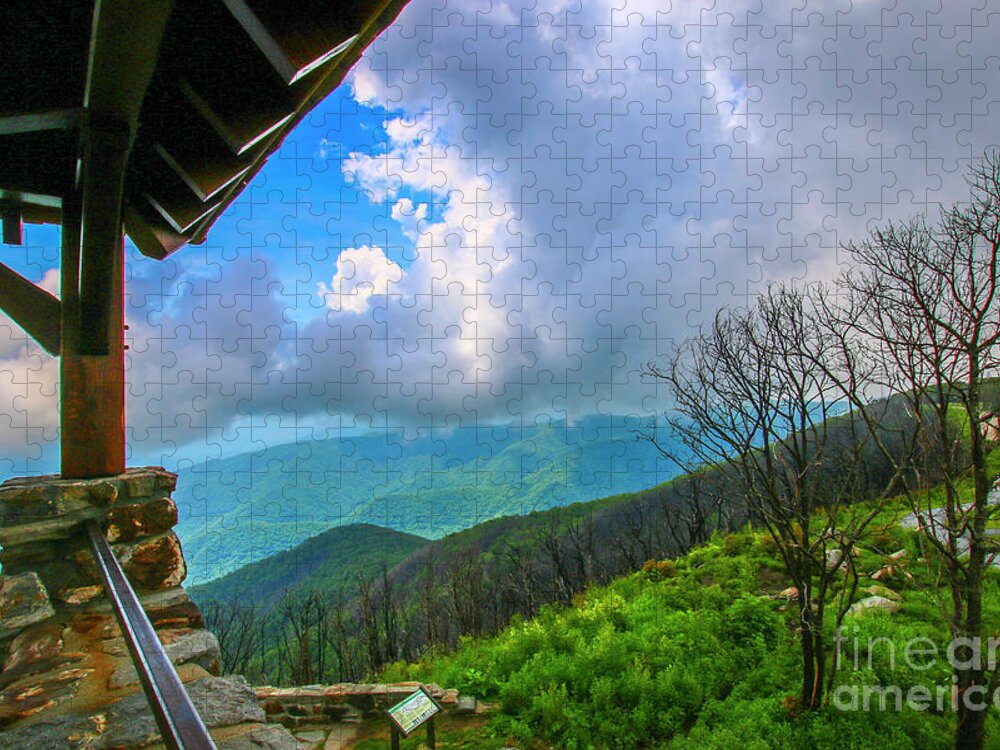 Tower Jigsaw Puzzle featuring the photograph Observation Tower View #1 by Tom Claud