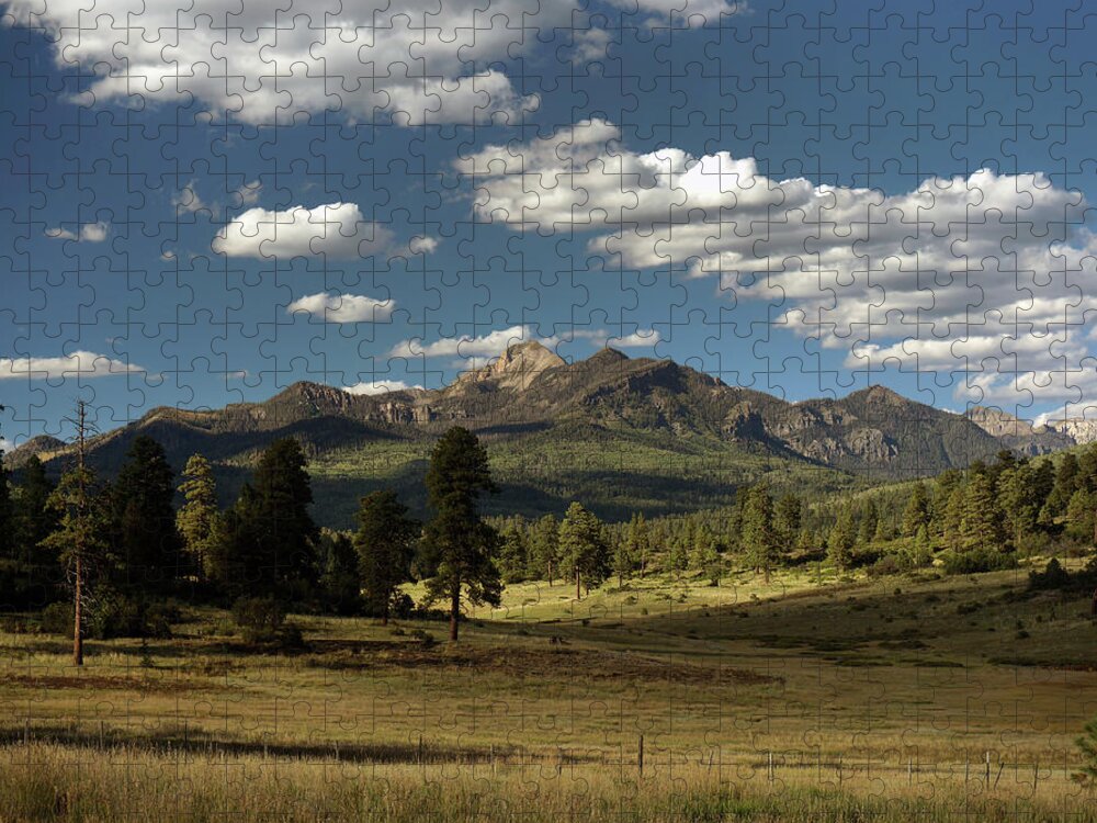 Pagosa Peak Jigsaw Puzzle featuring the photograph Pagosa Peak in Pagosa Springs, CO #2 by Mark Langford