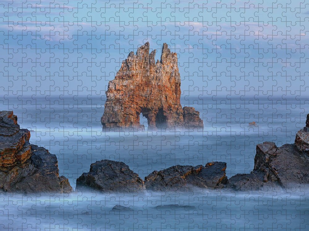 Playa Portizuelo Jigsaw Puzzle featuring the photograph Playa Portizuelo - Spain #1 by Joana Kruse