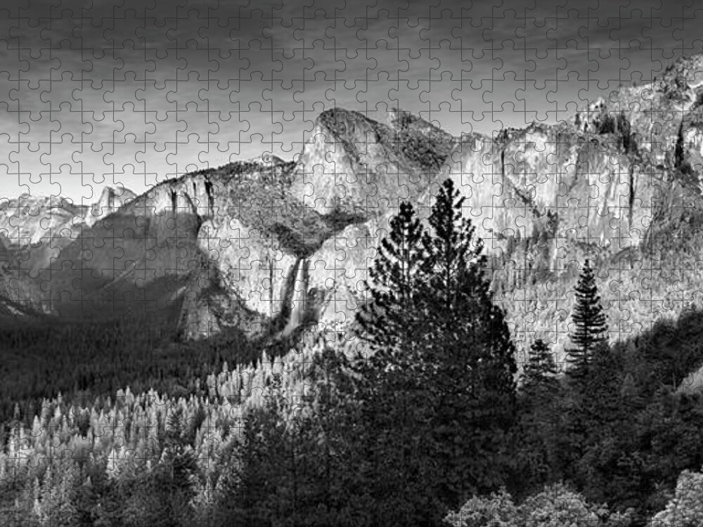 Scenics Jigsaw Puzzle featuring the photograph Rocky Mountains Overlooking Rural #1 by Chris Clor