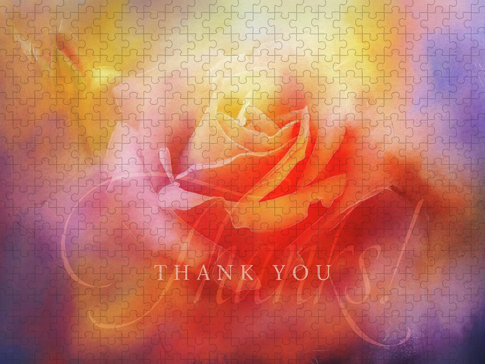 Photography Jigsaw Puzzle featuring the digital art Saying Thank You by Terry Davis