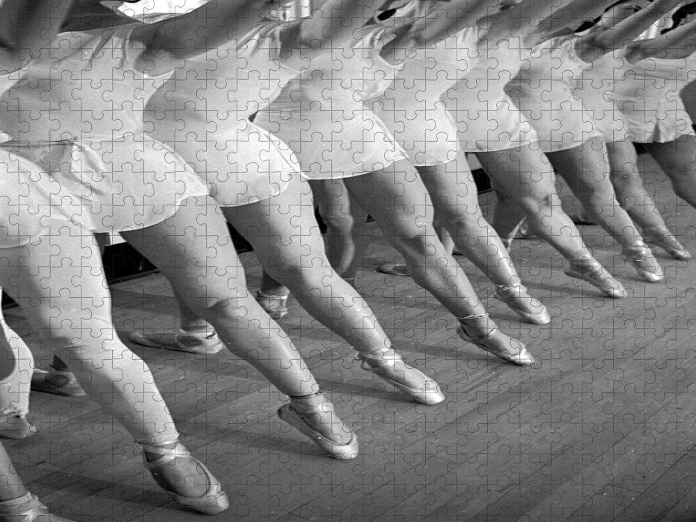 Ballerinas Jigsaw Puzzle featuring the photograph School of American Ballet #2 by Alfred Eisenstaedt