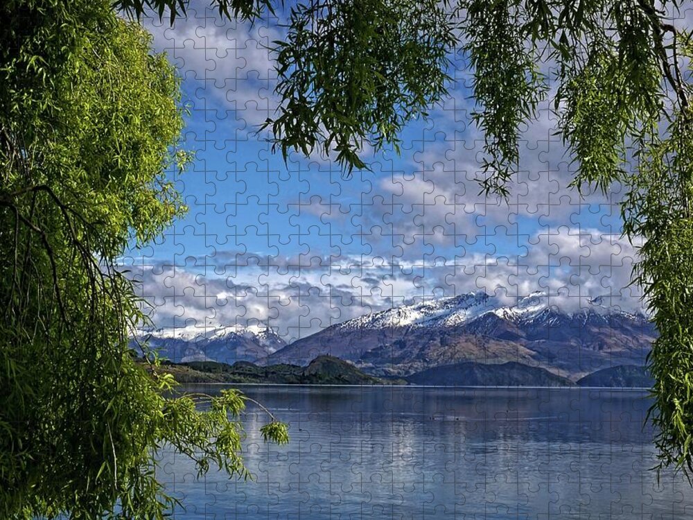 Lost In The Landscape Jigsaw Puzzle featuring the photograph Waterfront beauty #1 by Martin Smith