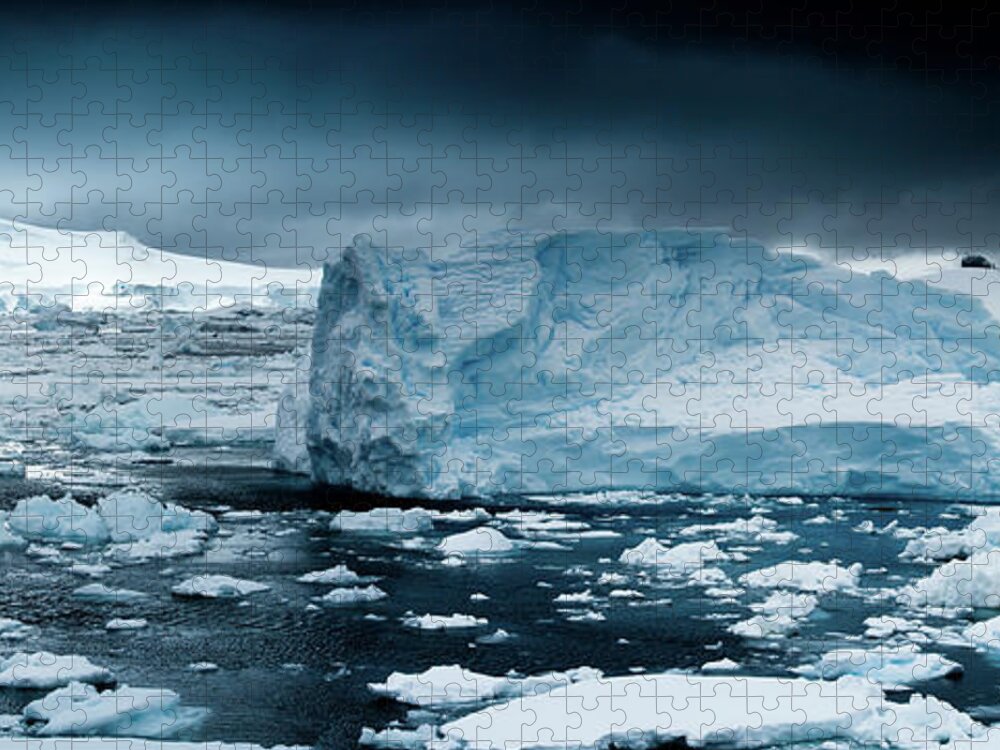 Tranquility Jigsaw Puzzle featuring the photograph Antarctica #10 by Michael Leggero