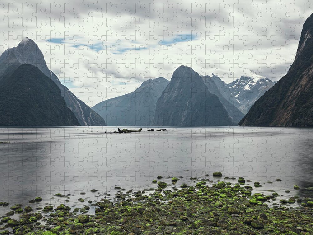 Milford Sound Jigsaw Puzzle featuring the photograph Milford Sound - New Zealand #12 by Joana Kruse