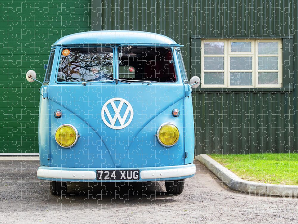 1959 Jigsaw Puzzle featuring the photograph 1959 VW Panel Van by Tim Gainey