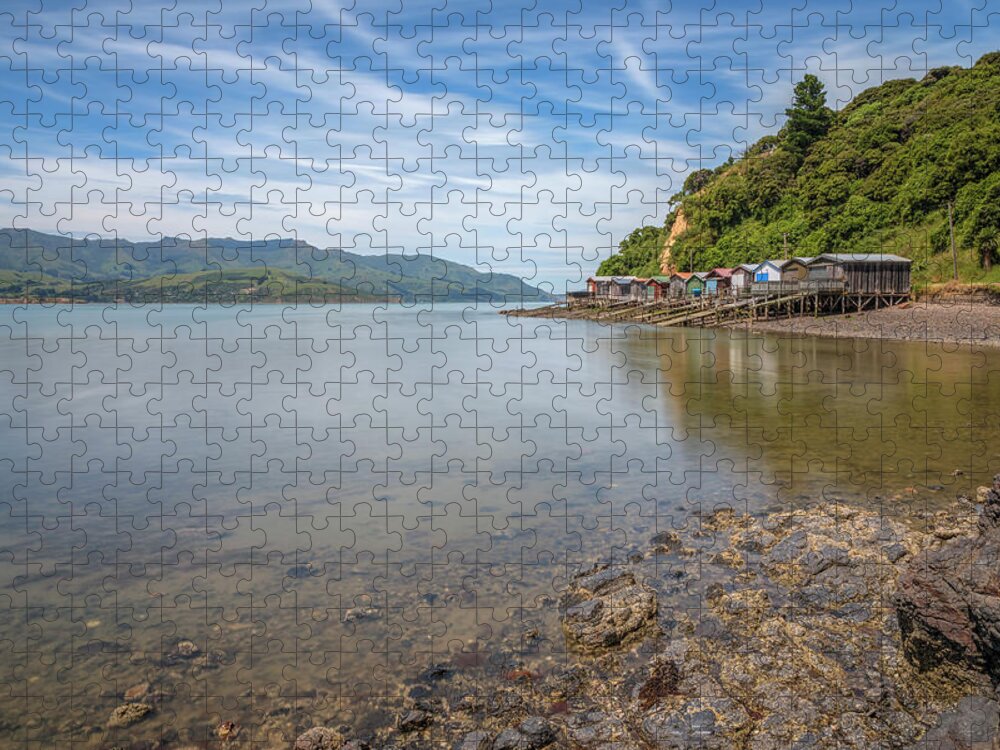 Akaroa Jigsaw Puzzle featuring the photograph Akaroa - New Zealand #2 by Joana Kruse