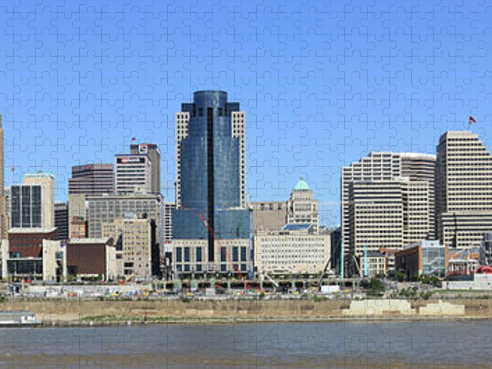 Great American Ball Park Jigsaw Puzzle featuring the photograph Cincinnati, Ohio #2 by Jumper