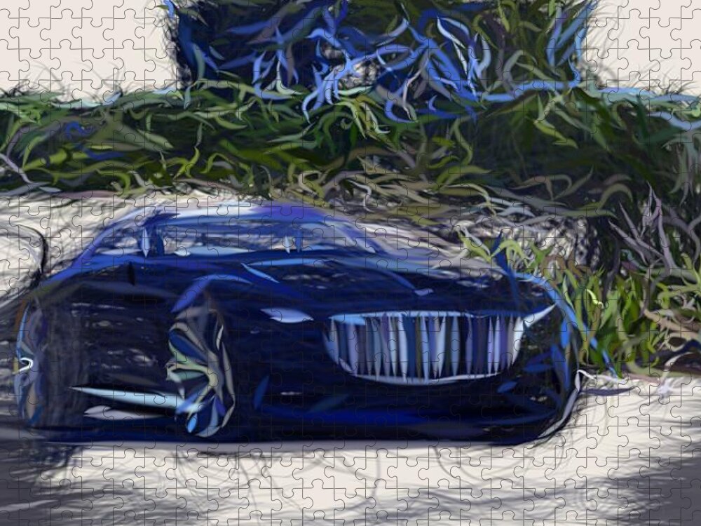 Mercedes Benz Vision Maybach Cabriolet Concept Car Drawing