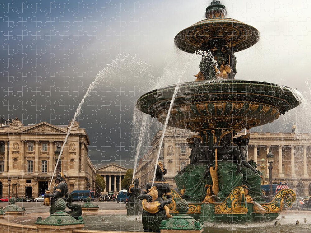Statue Jigsaw Puzzle featuring the photograph Paris, France #2 by Buena Vista Images