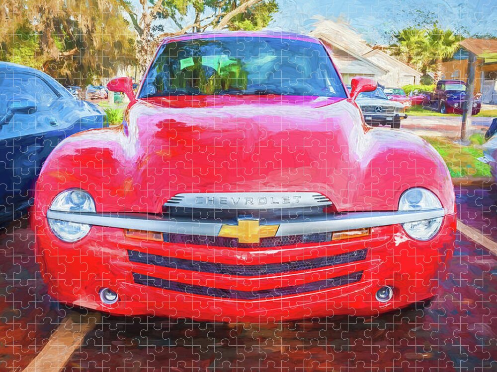 2006 Chevy Ssr Jigsaw Puzzle featuring the photograph 2006 SSR Chevrolet Truck 105 by Rich Franco