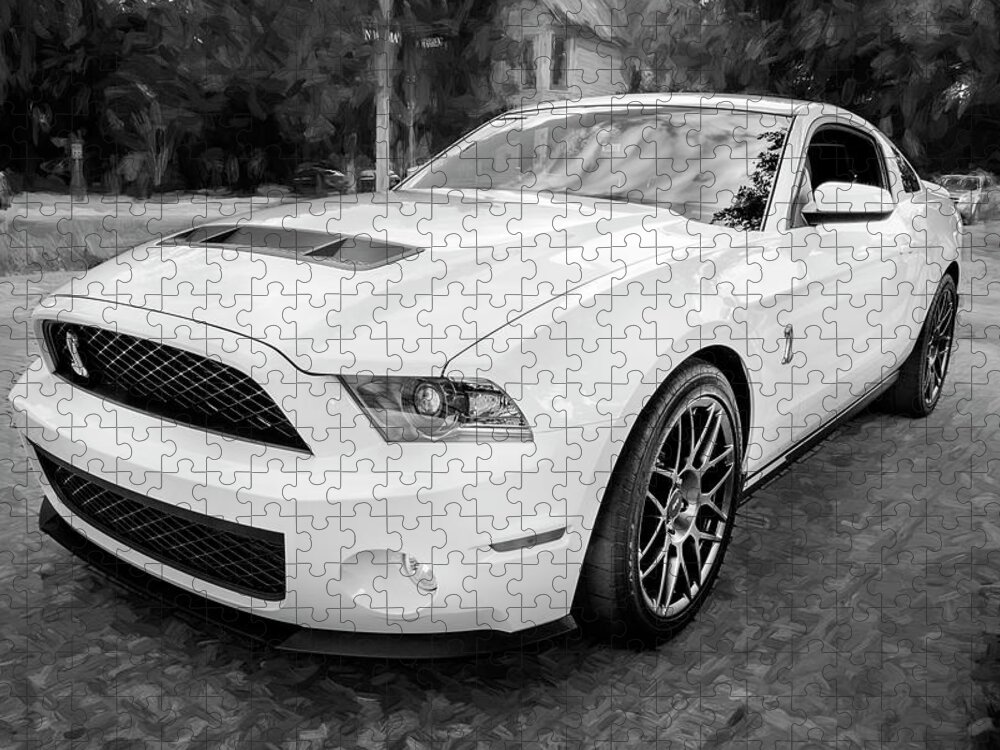 2012 Ford Mustang Shelby Gt500 Jigsaw Puzzle featuring the photograph 2012 Ford Mustang Shelby GT500 by Rich Franco