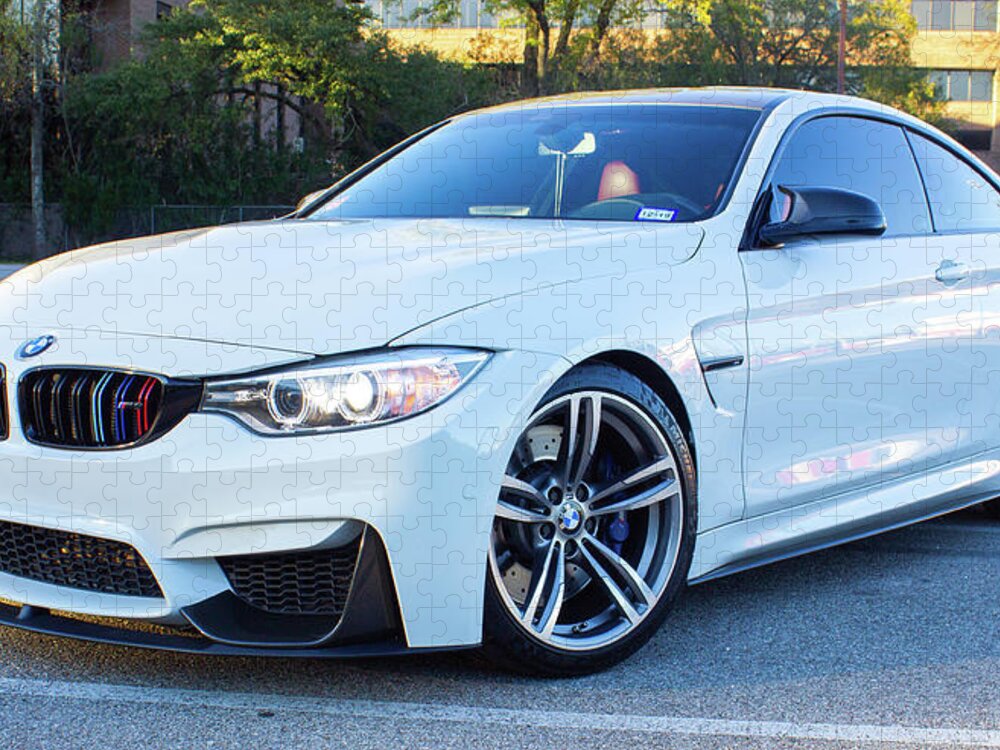 Bmw M4 Jigsaw Puzzle featuring the photograph Bmw M4 by Rocco Silvestri