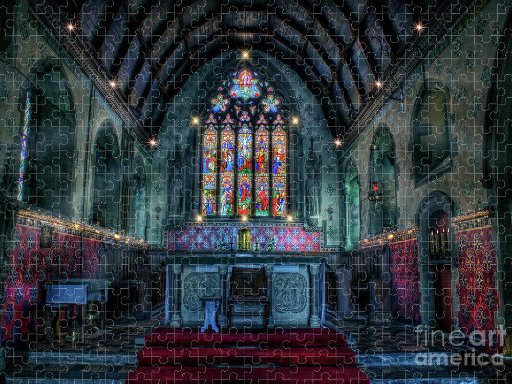 Church Jigsaw Puzzle featuring the photograph Christmas Church #3 by Ian Mitchell