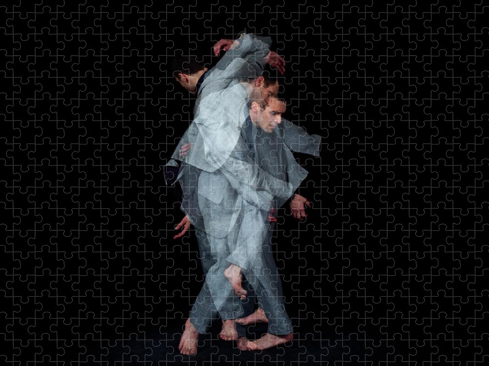 People Jigsaw Puzzle featuring the photograph Dance Multiple Exposure #3 by Mads Perch