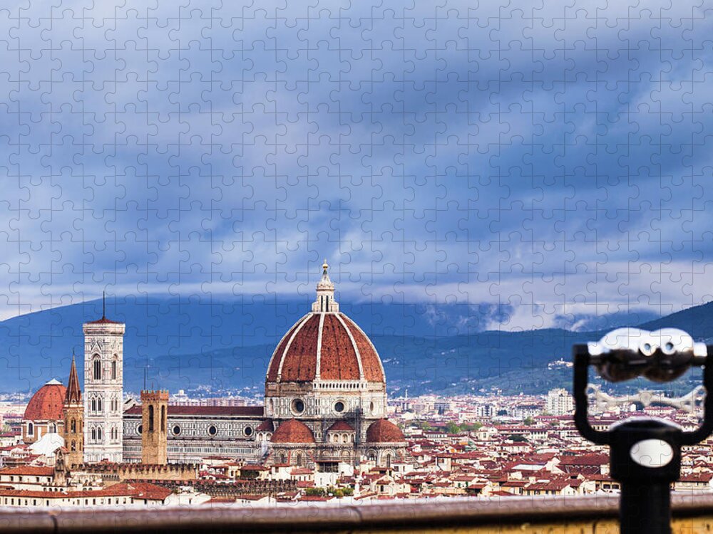 Scenics Jigsaw Puzzle featuring the photograph Florence #3 by Deimagine