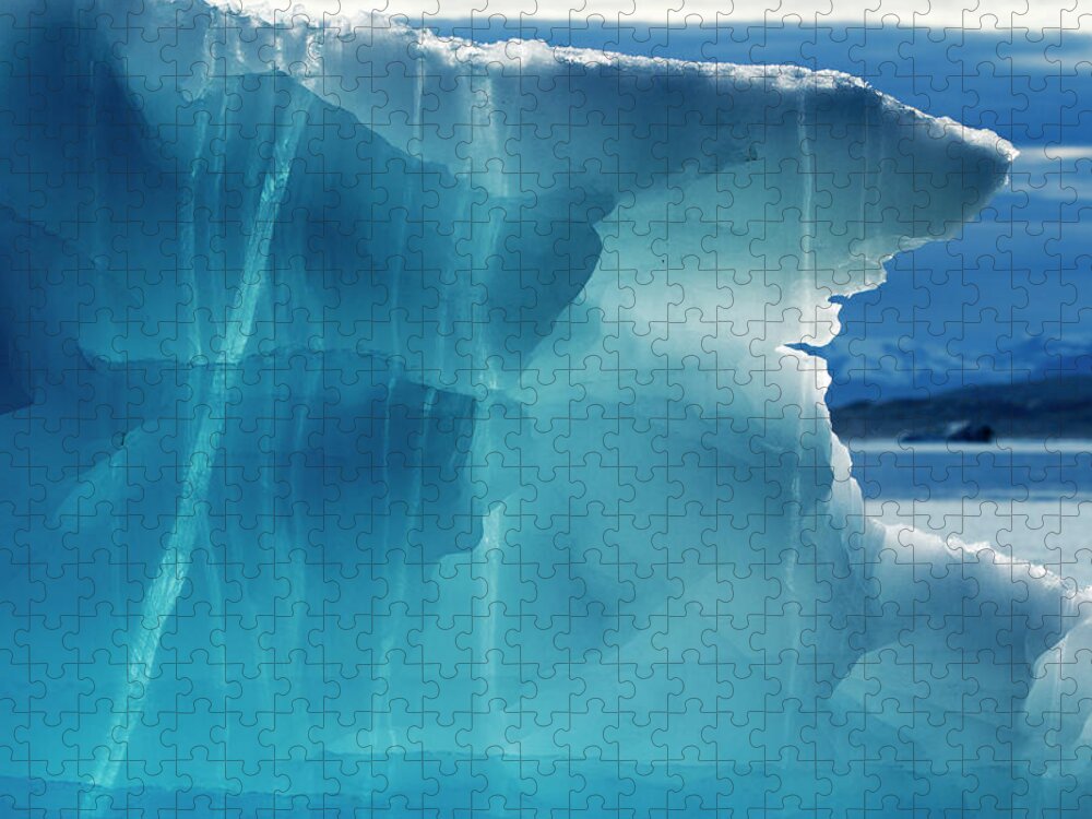 Scenics Jigsaw Puzzle featuring the photograph Icebergs, Disko Bay, Greenland #3 by Paul Souders