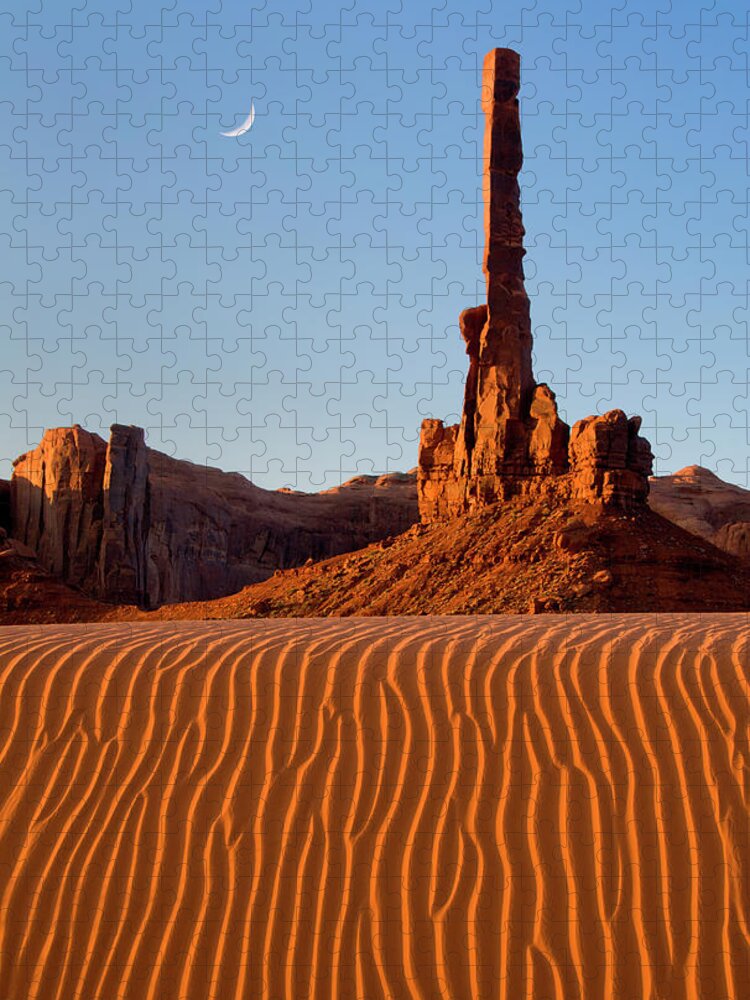 Tranquility Jigsaw Puzzle featuring the photograph Monument Valley Arizona #3 by Russell Burden
