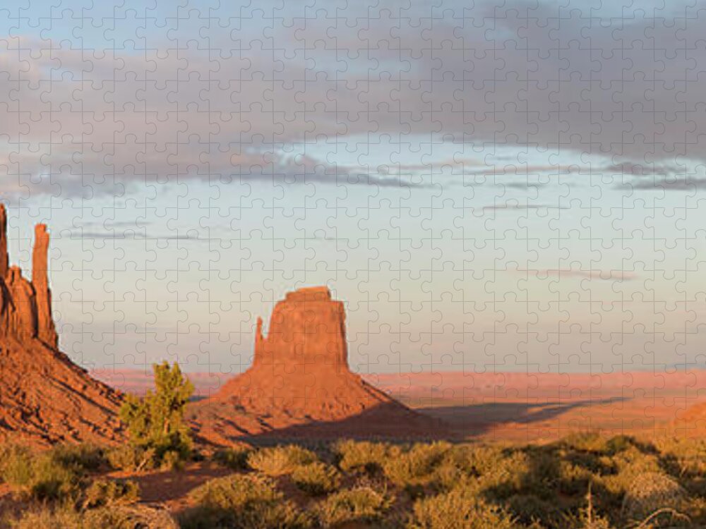 Tranquility Jigsaw Puzzle featuring the photograph Monument Valley Arizona #4 by Russell Burden
