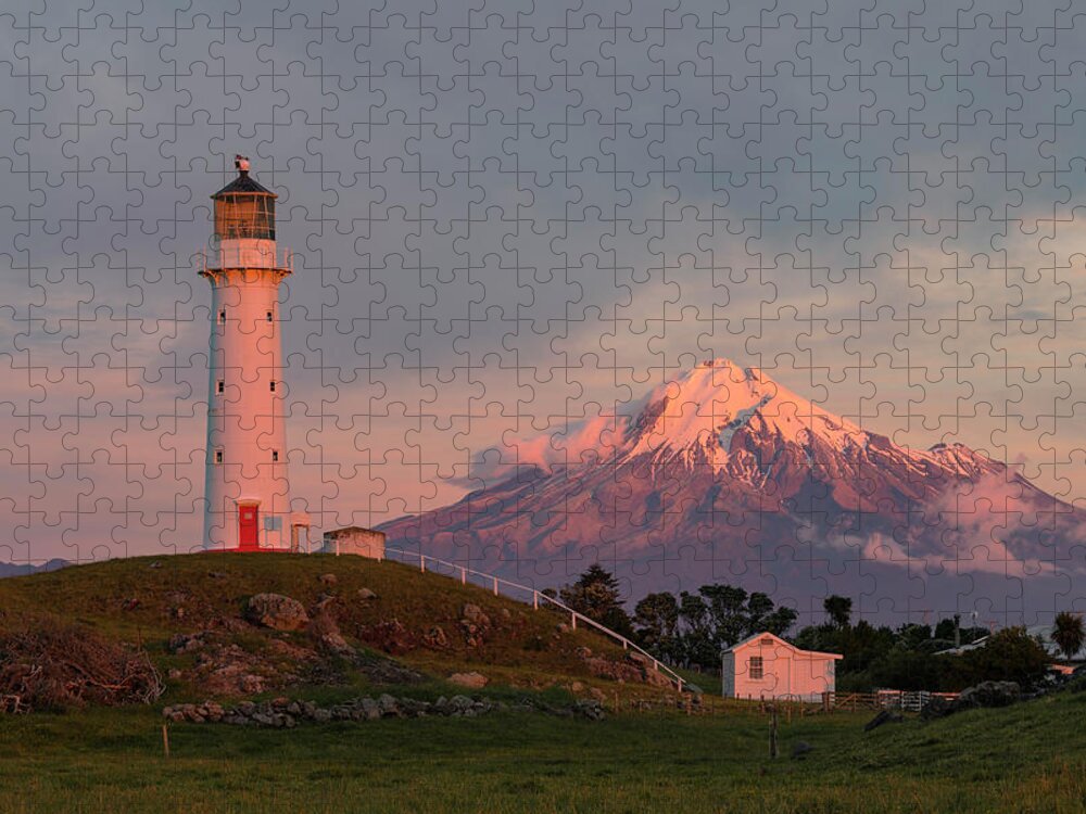 Mount Taranaki Jigsaw Puzzle featuring the photograph Mount Taranaki - New Zealand #4 by Joana Kruse