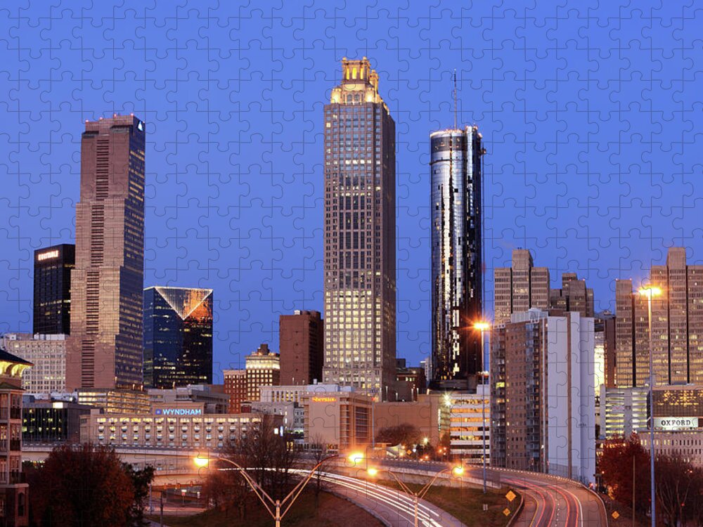 Atlanta Jigsaw Puzzle featuring the photograph Atlanta, Georgia #5 by Jumper