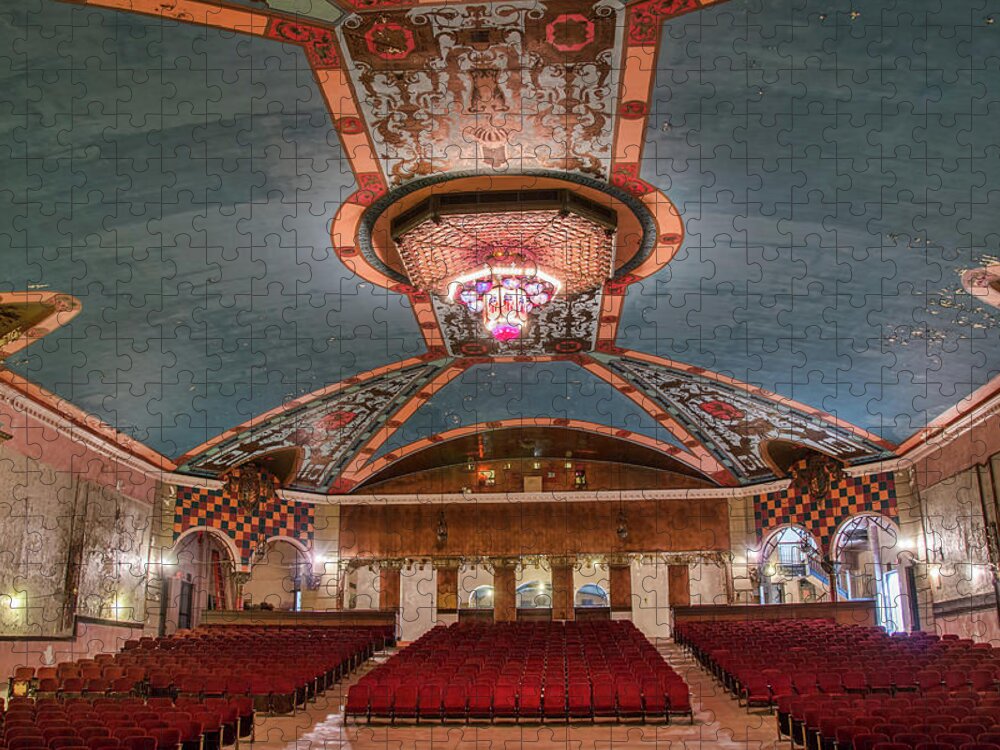 Lansdowne Theater Jigsaw Puzzle featuring the photograph A Grand Theater by Kristia Adams