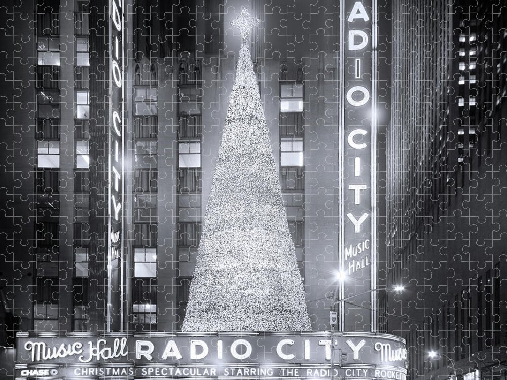 Radio City Music Hall Jigsaw Puzzle featuring the photograph A Radio City Christmas by Mark Andrew Thomas
