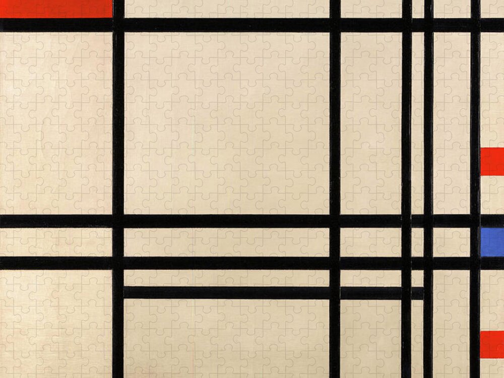 Abstraction 1939 Puzzle For Sale By Piet Mondrian