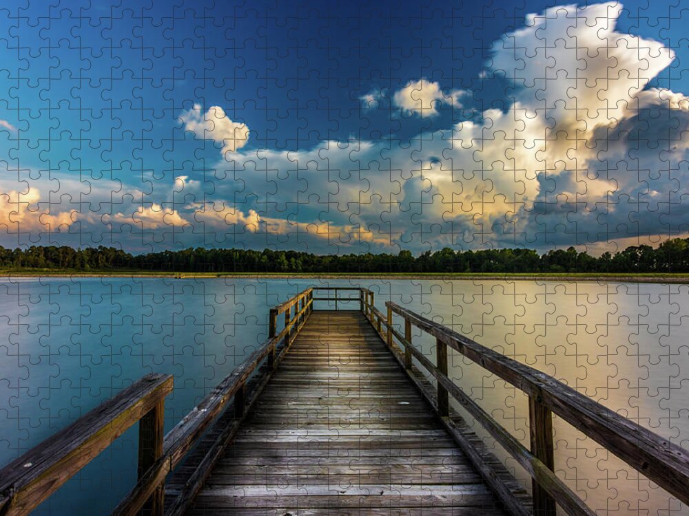 Lake Lamar Bruce Jigsaw Puzzle featuring the photograph Afternoon At Lake Lamar Bruce by Jordan Hill