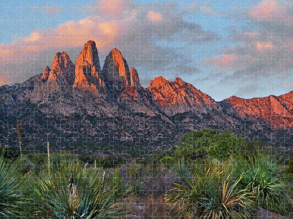 00557650 Jigsaw Puzzle featuring the photograph Organ Moutains, Aguirre Spring by Tim Fitzharris