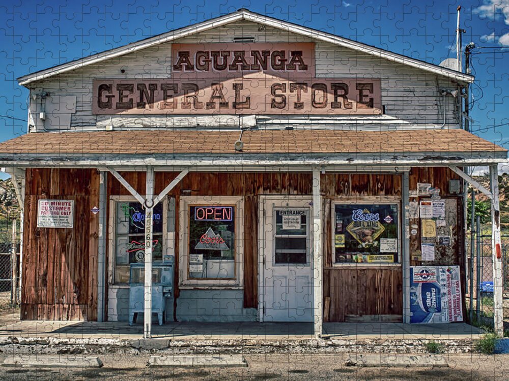 General Store Jigsaw Puzzle featuring the photograph Aguanga General Store by Alison Frank
