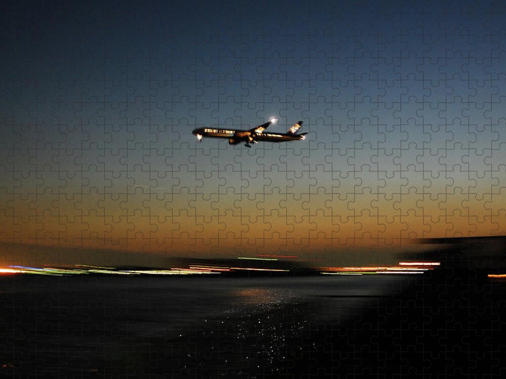 Outdoors Jigsaw Puzzle featuring the photograph Airplane by Takeshi.k