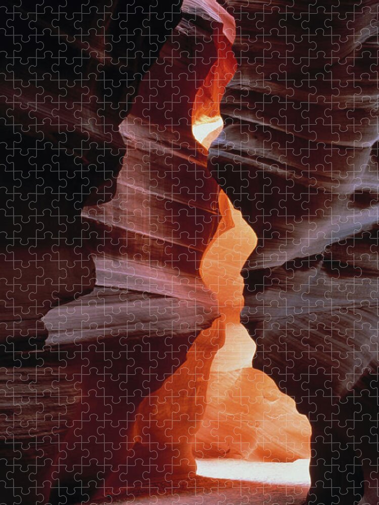 Antelope Canyon Jigsaw Puzzle featuring the photograph Antelope Canyon by Joanna Mccarthy
