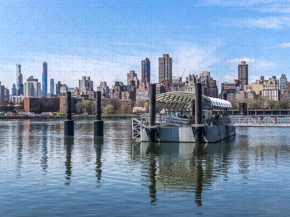East River Jigsaw Puzzle featuring the photograph Astoria Ferry by Cate Franklyn