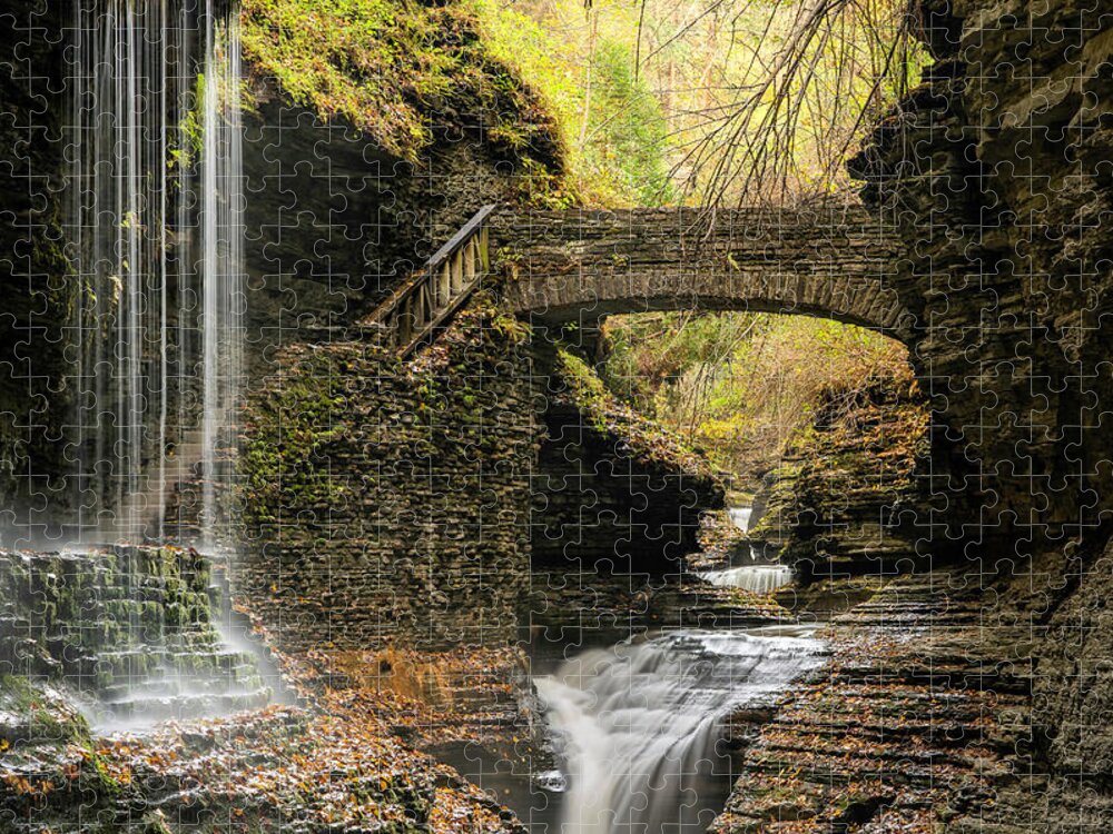 Autumn Jigsaw Puzzle featuring the photograph Autumn Mist by Arthur Oleary