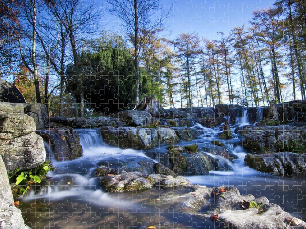 County Kildare Jigsaw Puzzle featuring the photograph Autumn Stream by Kevin Grace
