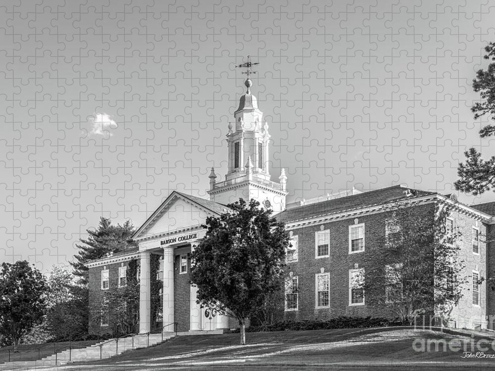 Babson College Jigsaw Puzzle featuring the photograph Babson College Tomasso Hall by University Icons