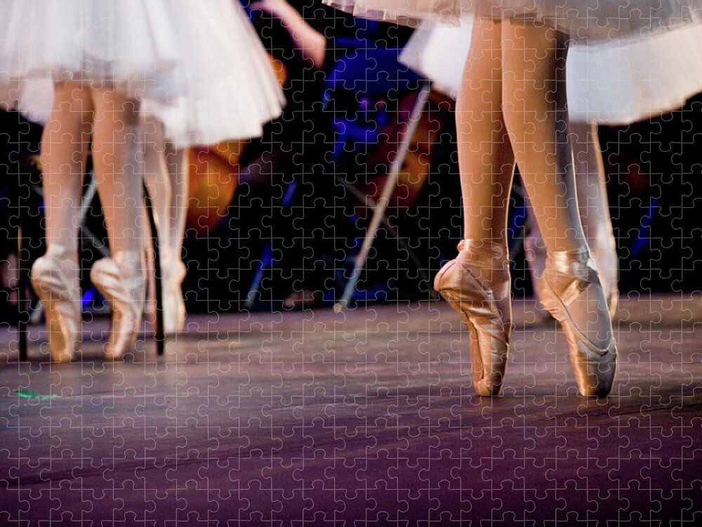 Ballet Dancer Jigsaw Puzzle featuring the photograph Ballet Dancers Feet by Jordi Boixareu