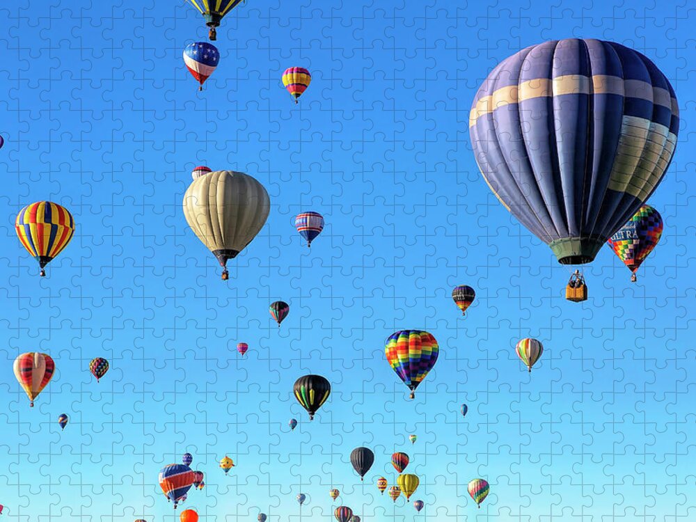 Balloons Jigsaw Puzzle featuring the photograph Balloons and More Balloons by Deborah Penland