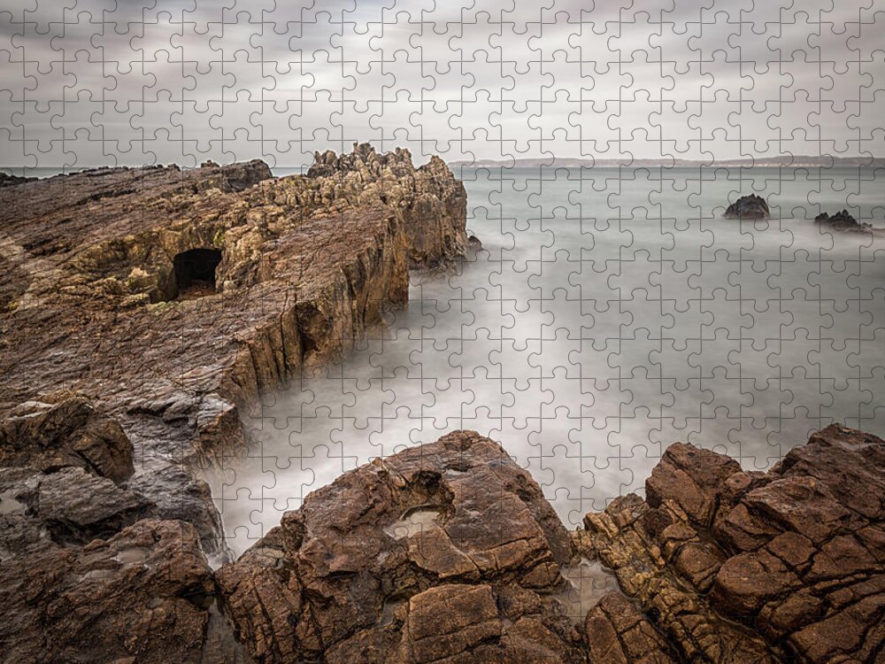 Pans Jigsaw Puzzle featuring the photograph Ballycastle - Pans Rock by Nigel R Bell
